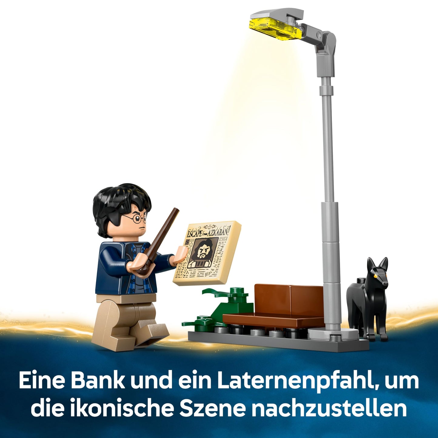 LEGO Harry Potter Knight Bus Adventure set includes 5 minifigures and accessories like wands. Perfect gift for kids 8+ years old.