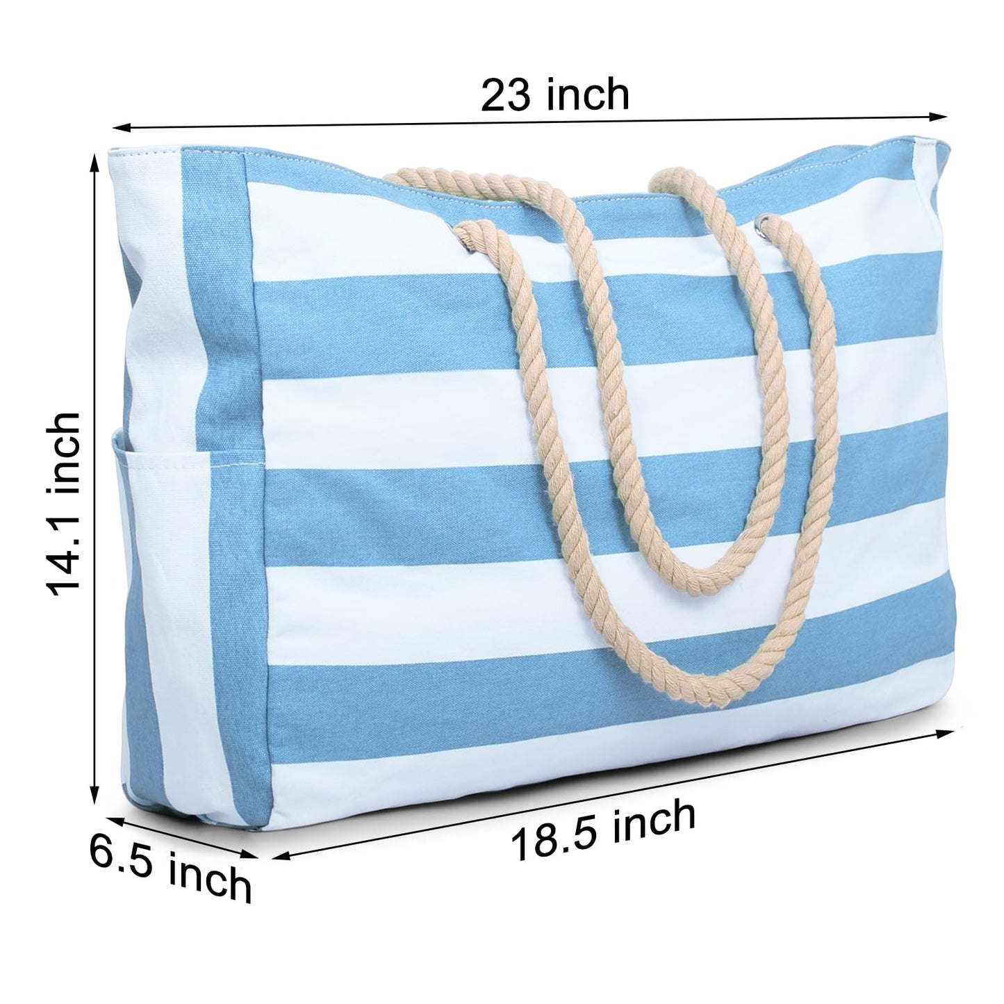 oscaurt beach bag big sauna bag travel bag tote bag beach bag with zipper shopper bag women beach bag XXL family shopping bag shoulder bag.