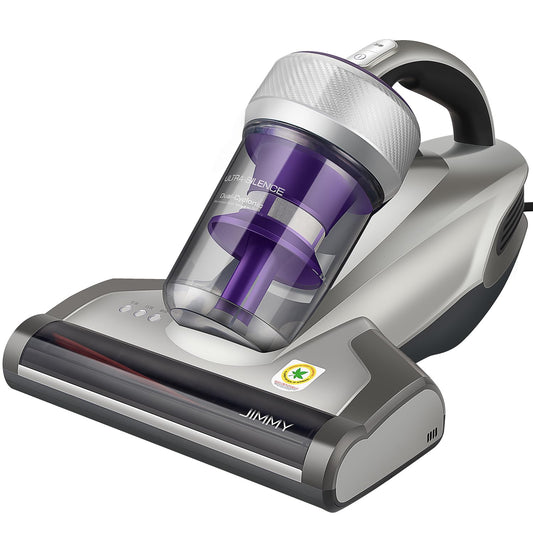 Jimmy JV35 mattress vacuum cleaner with UV-C light, 700W power, hot air function, double cyclone, bed vacuum and mattress cleaner for mattresses, beds, sofas.
