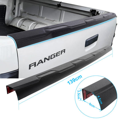 JHCHAN Tailgate Cover Protector for Ford Ranger 2012-2022 Wildtrak Raptor Limited XL XLT Tremor Wildtrak X Platinum