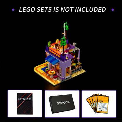 cooldac LED light set Compatible with Lego 41747 Heartlake City Community Kitchen, Light Set Compatible with Lego Heartlake City Community Kitchen Building Blocks Model.