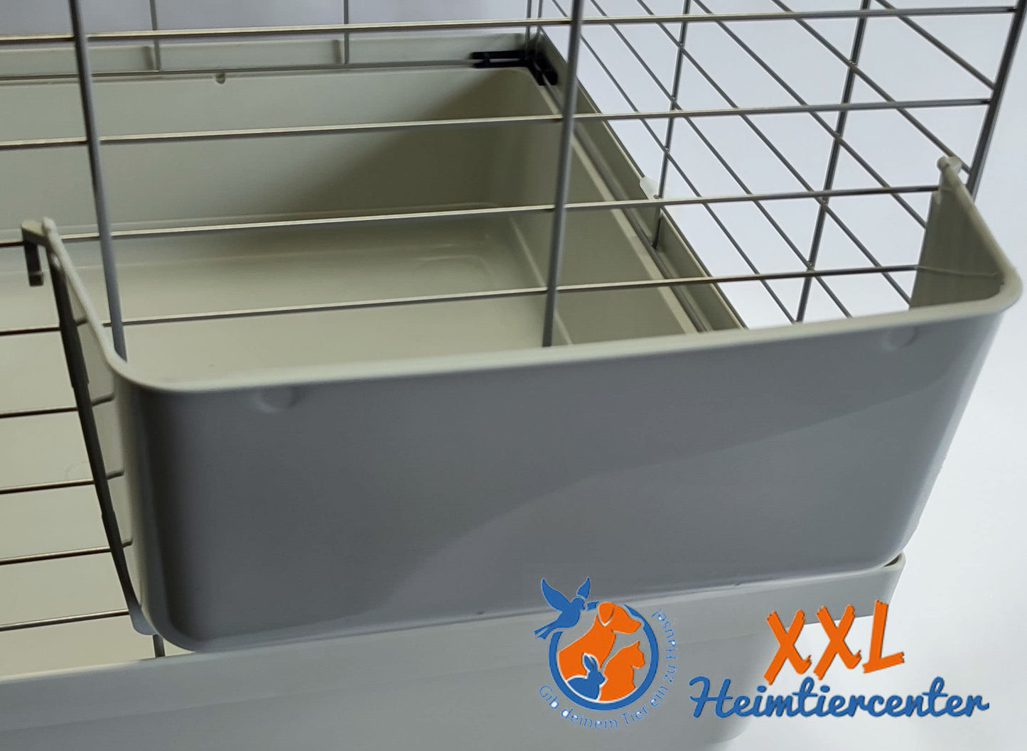 1.20 m New model rabbit cage rodent cage rabbit cage cage hutch guinea pig gray