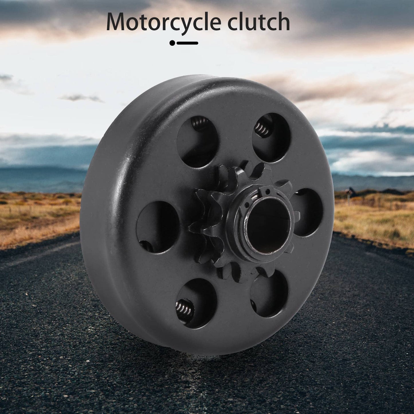 Dciustfhe 10 Tooth 20MM Motorcycle Centrifugal Clutch 420 Chain Clutch Suitable for Karts Bikes Carts