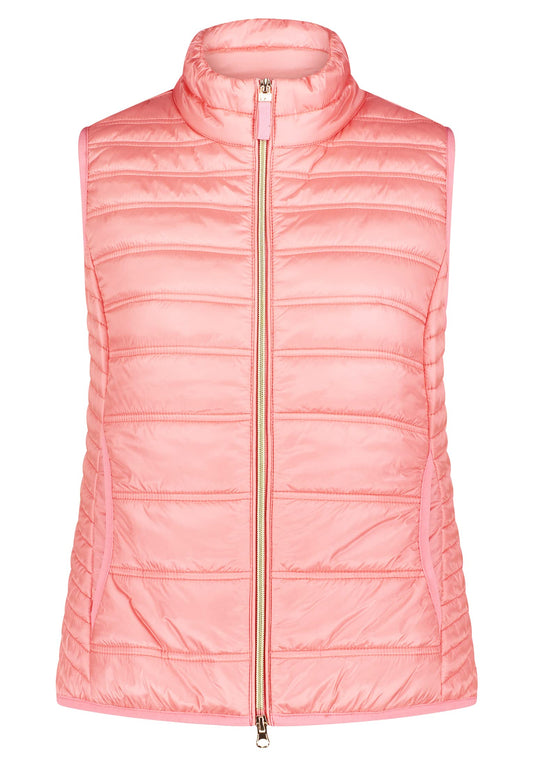 Betty Barclay Women's Sandra Vest, Salmon Pink, Size 40.