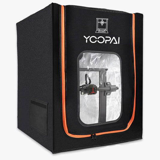 YOOPAI 3D printer enclosure cover with LED light, constant temperature enclosure for Creality Ender 3 V3 SE/KE/Ender 3/Ender 3 V2/Anycubic Kobra/Elegoo, 550 * 650 * 730 mm.