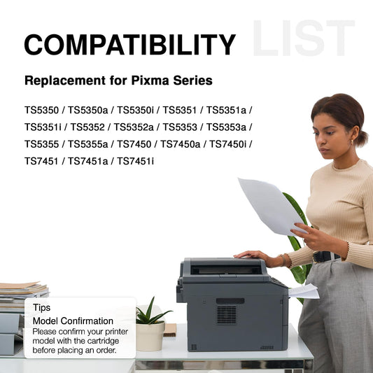 Economink 560XL black printer cartridges compatible for Canon 560 PG-560 XL for Canon TS5350i cartridges TS5350 TS5351 TS7450 TS7451 TS5352 TS5353 (1 black)