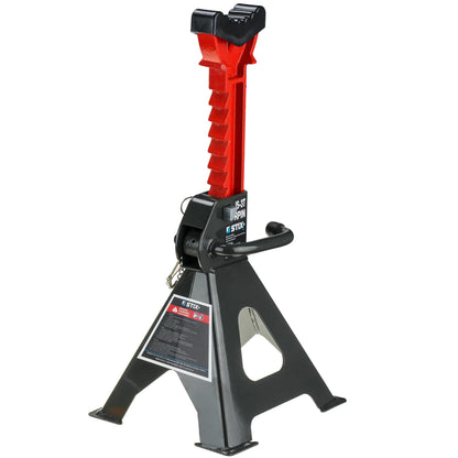 2X Jack stands with rubber - 3T support stands - Height adjustable from 295 mm to 425 mm - Jack stand base - Car stands for vehicles - Support foot