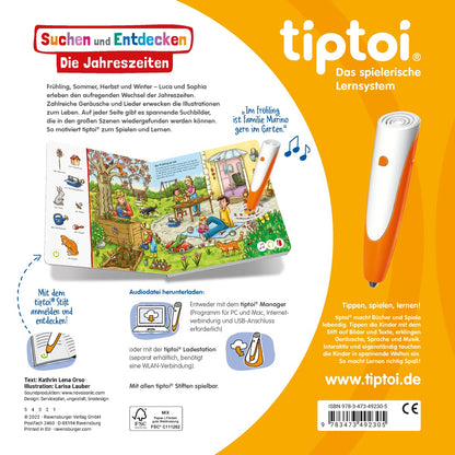 Ravensburger tiptoi Starter Set 00112 - Pen and Picture Book Search and Discover My World - Learning System for Children from 2 years & tiptoi® : The Seasons