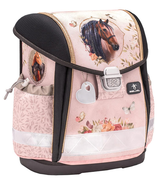 Belmil Classy school backpack set 4-piece (403-13/AG/S) (Horse Chestnut)