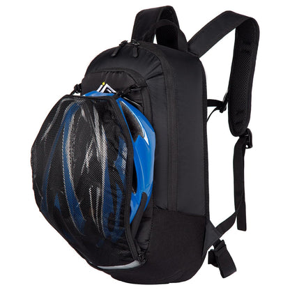 LOCAL LION 10L cycling backpack with rain cover and helmet protection, small backpack for men, ski backpack, MTB backpack, running backpack for women and men, camping, hiking, bike tour, city tour, motorcycle riding.