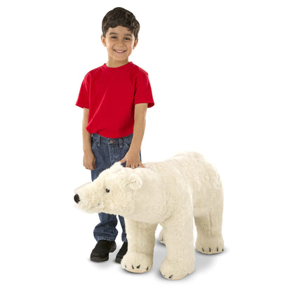 Melissa & Doug Polar Bear - Plush | Soft Toy | Animal | All Ages | Gift for Boy or Girl