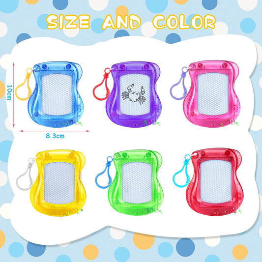 Piucrty Party favors Children's birthday Mini blackboard Magic drawing board Keychain Kids 12Pcs Useful goody bag little things Giveaways Raffle prizes Pinata filling Party activity