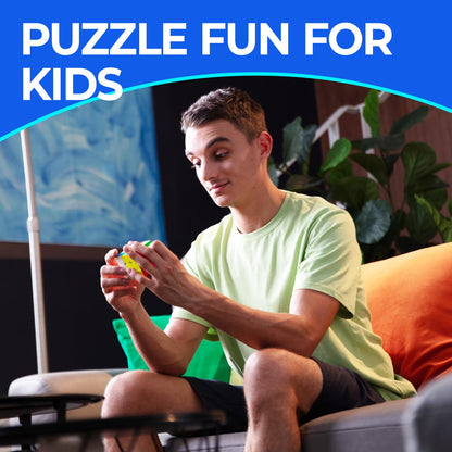 GAN 356RS Classic 3x3 Speed Cube, original with IPG & GES+, stickerless Magic Cube, GAN Cube classic products - ideal puzzle game for adults and children.