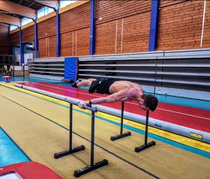 RAMASS Fitness Parallettes, Dip Bars, Gymnastics, Calisthenics, Bodyweight for Women and Men
