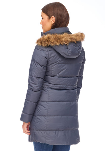 Jeff Green Women's Breathable Waterproof Down Outdoor Parka Fely, Color: Dark Grey, Size: 40
