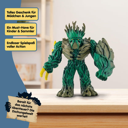 SCHLEICH ELDRADOR Creatures | Jungle King 70151 | ELDRADOR Monster figurine with rotating head and movable arms | great gift for kids | for ages 7 and up | 14 x 7 x 114 cm