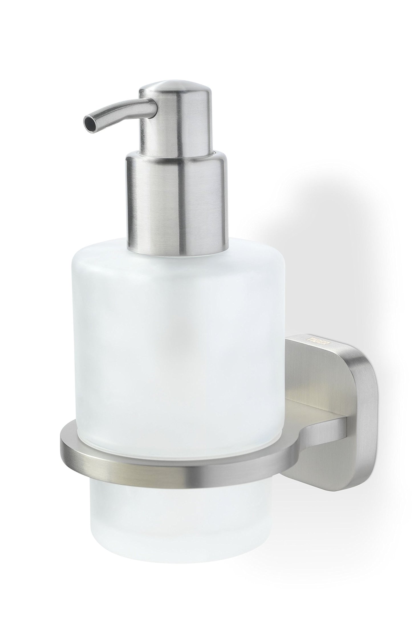 Tiger Ramos glass soap dispenser, brushed stainless steel