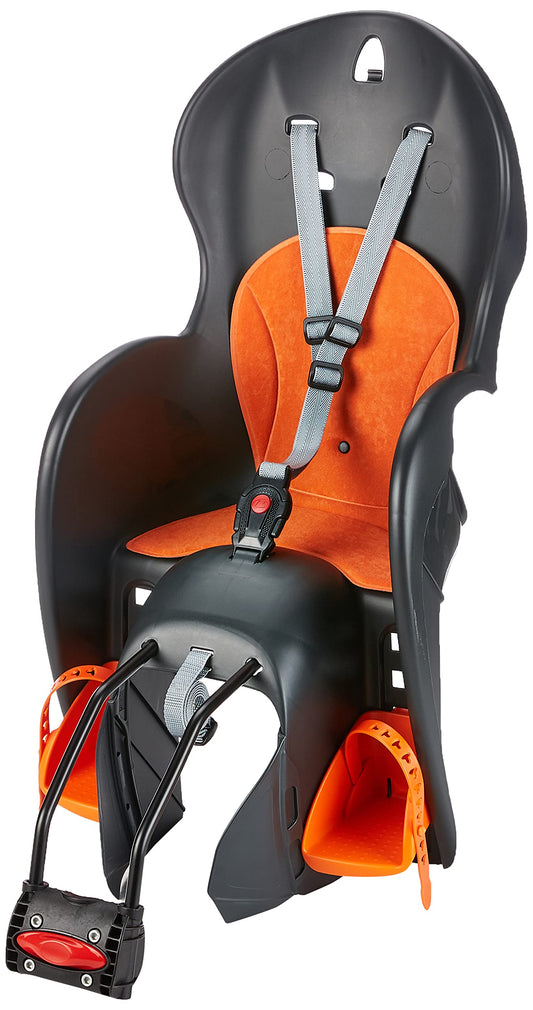 Prophet Bicycle Child Seat | Child seat for seat tube mounting | for children between 9 and 22 kg | gray orange