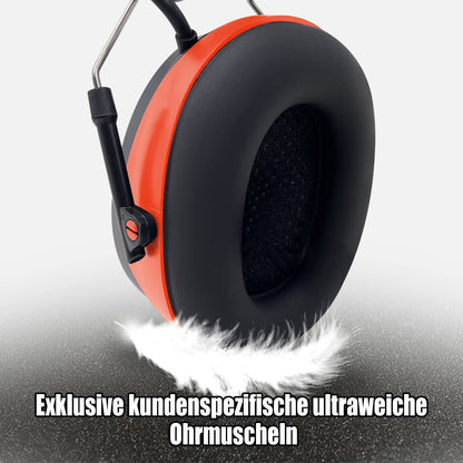 PROTEAR Hearing Protection with Radio DAB/DAB+/FM/Bluetooth 5.3, Noise Cancelling Wireless Headphones for Workshop, Garden/Mowing, SNR 30dB