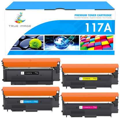 117A MFP 178nwg 179fwg Toner: Compatible for HP 117A Toner Set for Color Laser MFP 178nwg 179fwg 150nw 179fnw 178nw 150a 179 178 150 W2070A W2071A W2072A W2073A Black Cyan Yellow Magenta 4-Pack