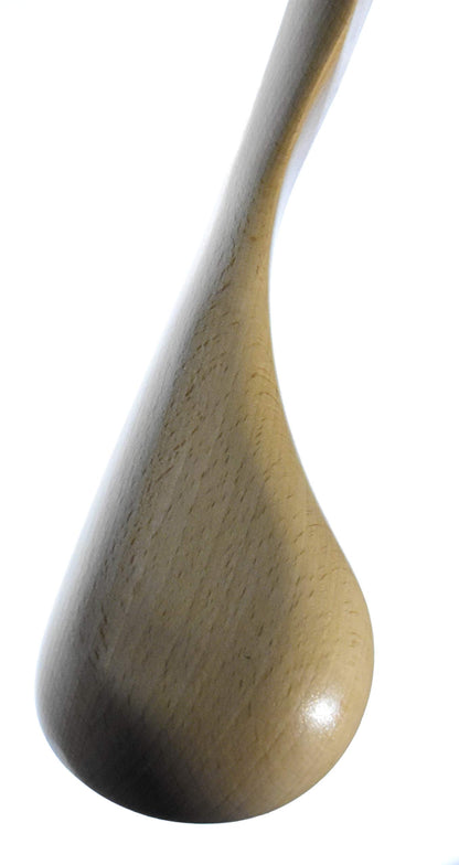 Hagspiel beechwood hangers, shoulder hangers, wooden hangers for wardrobe, Made in Austria (natural finish, exclusive beech 6.5 cm)