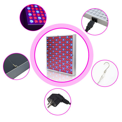 Lospitch 2X45W LED plant light, 225 red & blue LEDs grow lamp, full spectrum plant light for hydroponics, indoor seeding veg flower, grow tent, and greenhouse.