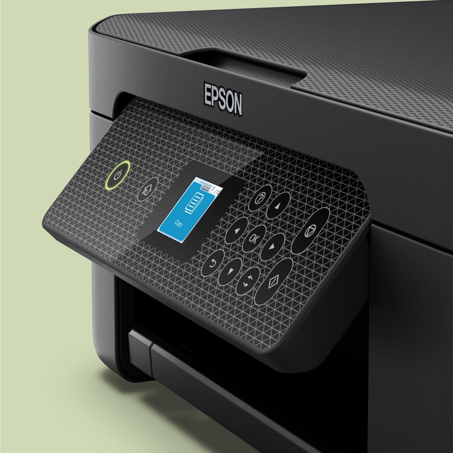 Epson Expression Home XP-3200 3-in-1 ink multifunction printer with scanner, copier, WiFi, single cartridges, duplex, 1.45 inch display, A4 size, includes 9 months of ReadyPrint Flex ink tariff.