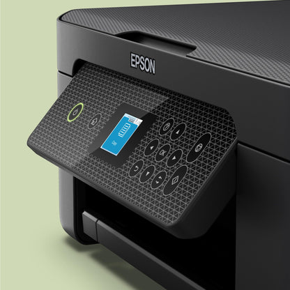 Epson Expression Home XP-3200 3-in-1 ink multifunction printer with scanner, copier, WiFi, single cartridges, duplex, 1.45 inch display, A4 size, includes 9 months of ReadyPrint Flex ink tariff.