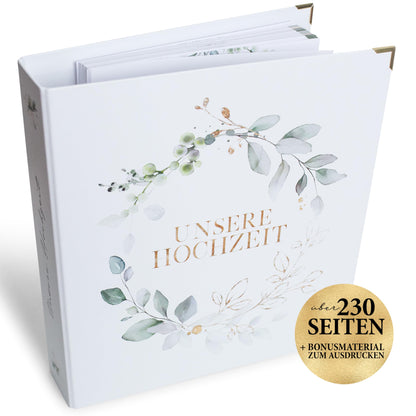My wedding planner - Wedding Planner with checklists & planning aids on over 236 pages - Practical A4 wedding planner - Wedding folder including bonus material - Perfect engagement gift
