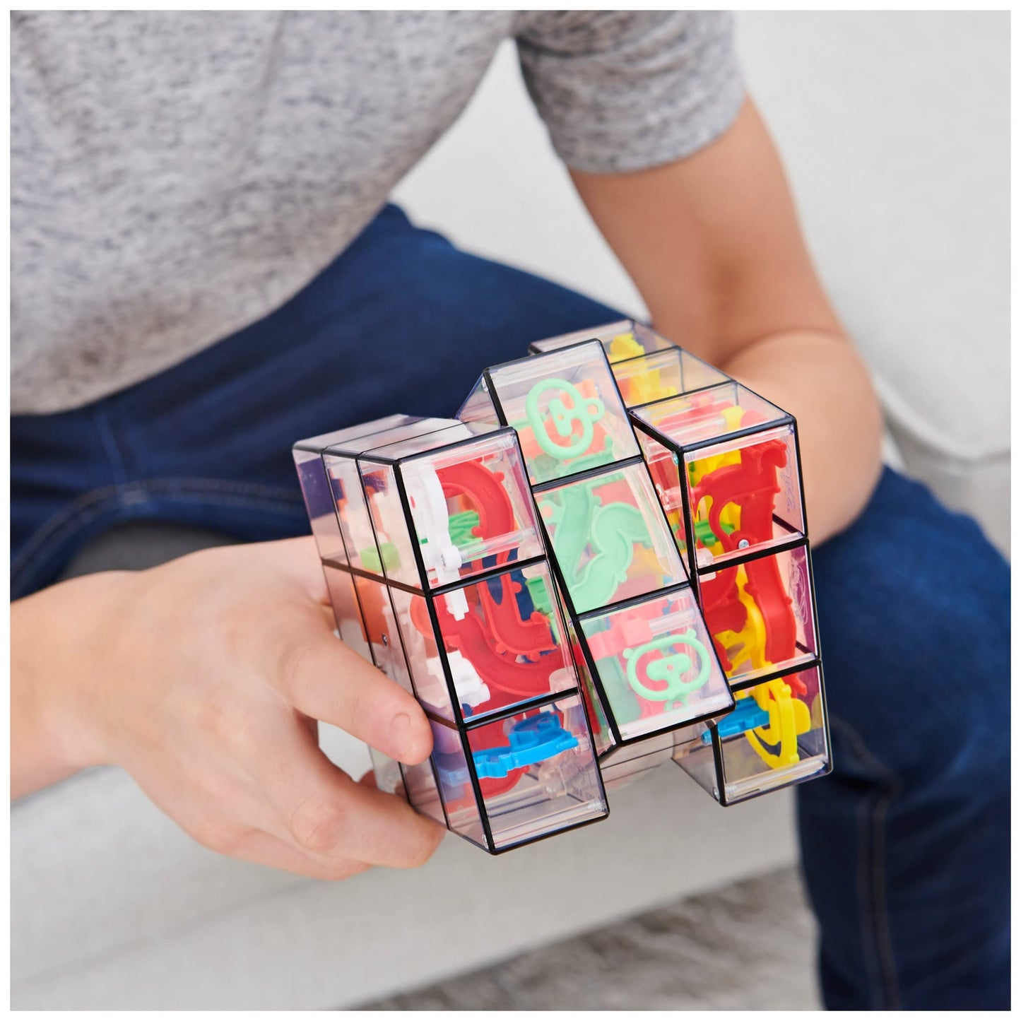 Spin Master Games Rubik's Perplexus Fusion - Ball maze in a 3x3 magic cube