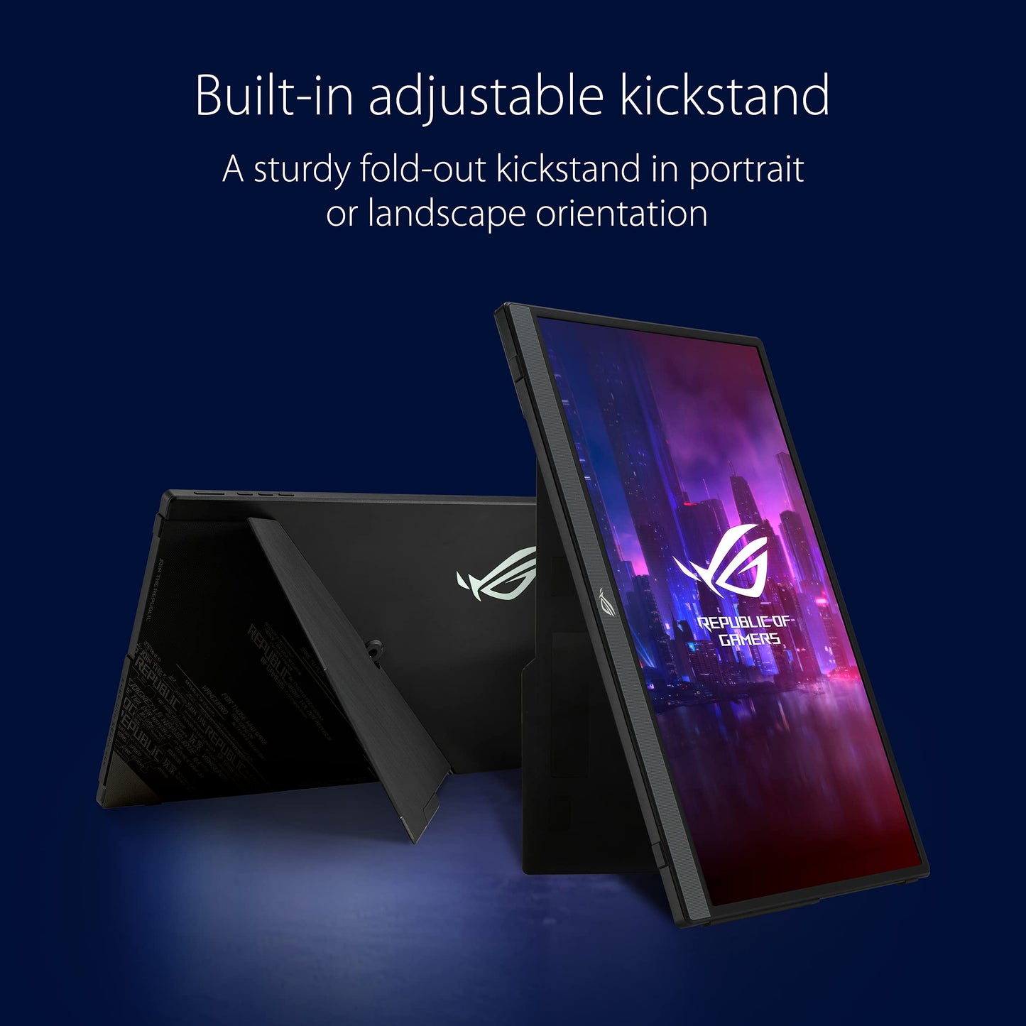 ASUS ROG Strix XG16AHP 15.6-inch Portable Gaming Monitor (FHD, 144Hz, IPS panel, NVIDIA G-SYNC compatible, USB Type-C, micro HDMI, 3ms)