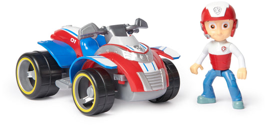 PAW PATROL, Rescue Quad with Ryder Figure (Sustainable Basic Vehicle), Toy for Kids Ages 3+