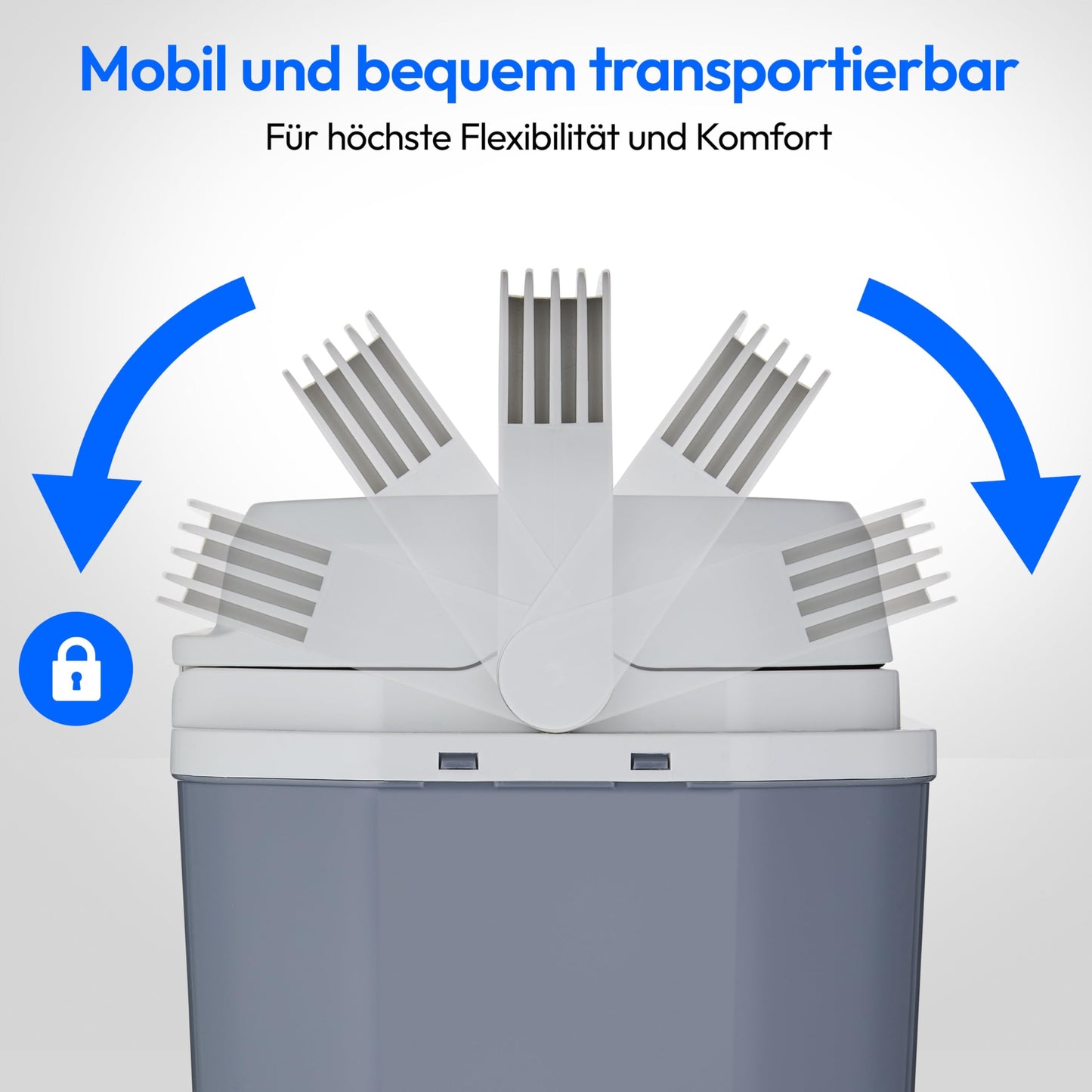 MEDION mobile electric cooler box 2in1 cooling and warming (24 liters, thermo-electric, mini fridge, 3in1 connection 5V USB, 12V & 230V, for car, motorhome, camping, garden, pool, MD13011)