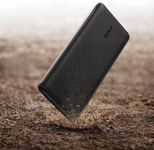Anchor Powerbank 10000mAh, PowerCore Slim 10000, ultra-thin external battery, High Speed PowerIQ and VoltageBoost charging technologies, Power Bank for iPhone, Samsung Galaxy, and more.