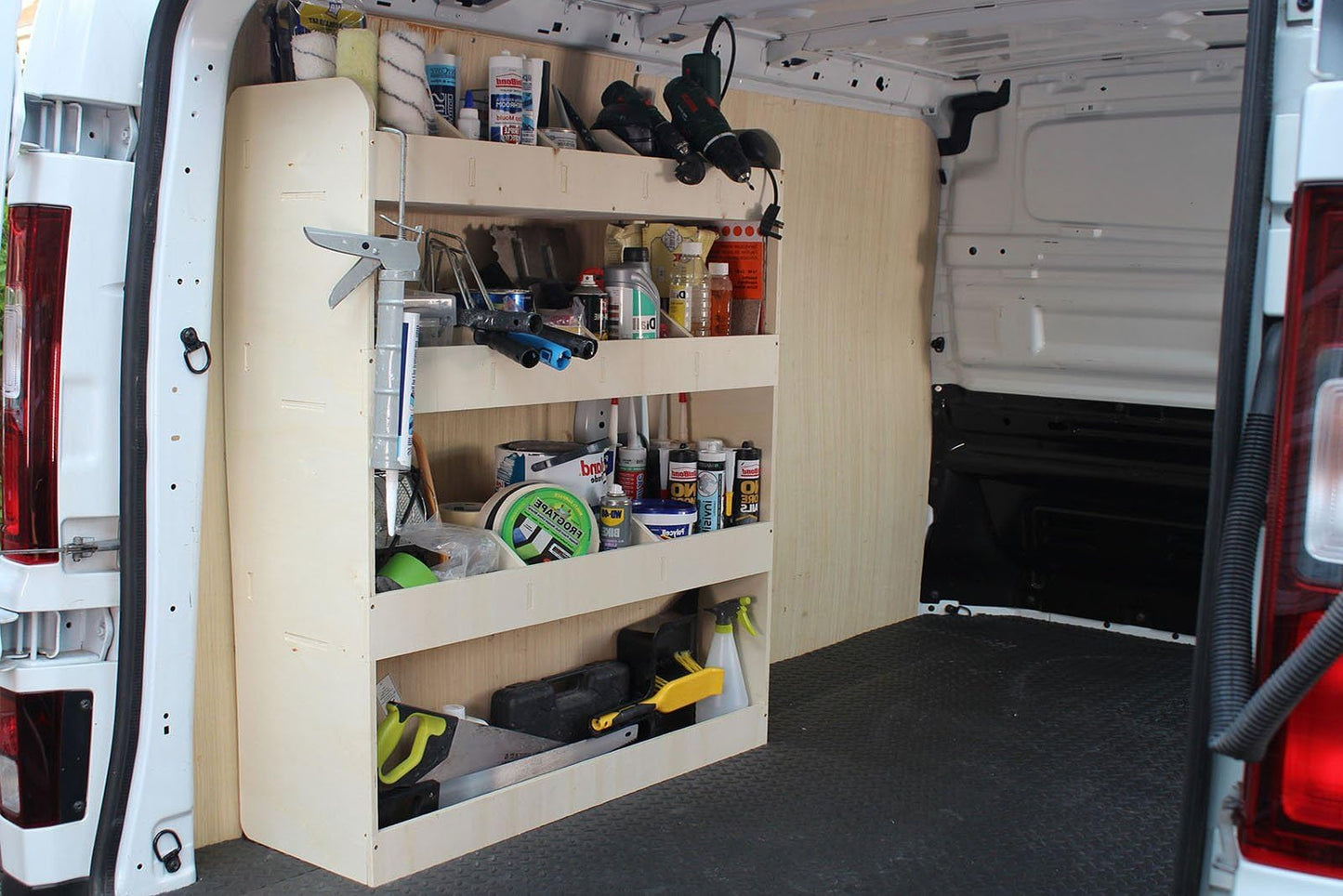 VANIFY - Compatible with Renault TRAFIC L2 2015+ Vehicle Fittings, Vehicle Shelves, Driver Side Rear Shelf