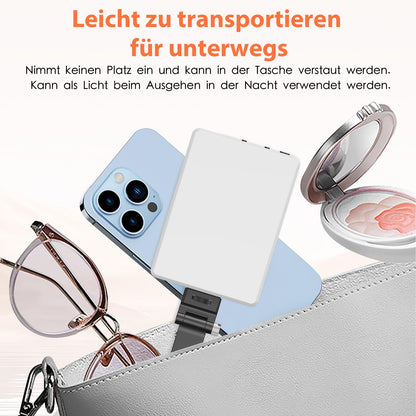 TONEOF Selfie Light, Monitor Lamp, USB Rechargeable Video Light with Clip & Two 1/4" Screw Holes, 2500K-9000K 3 Light Modes, Portable Photo Light for Phone/Laptop/Tablet-Black