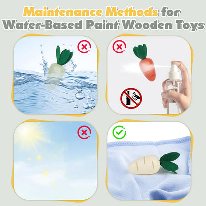 Vanplay Montessori toy for babies 12 months, 6 in 1 fabric box baby toy for 1 year olds, wooden motor skills toy for 1 2 3 year old girls and boys, gift for 1 year old child.