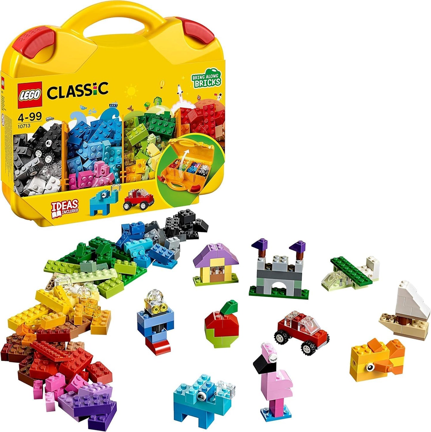 LEGO 10713 Classic Bricks Starter Kit & 11023 Classic Green Baseplate, square baseplate with 32x32 studs as a foundation for constructions and for additional sets.
