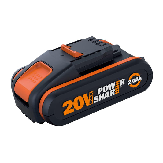 WORX WA3551.1 PowerShare battery 20V - 2000mAh Li-Ion, rechargeable, battery for all WORX tools.