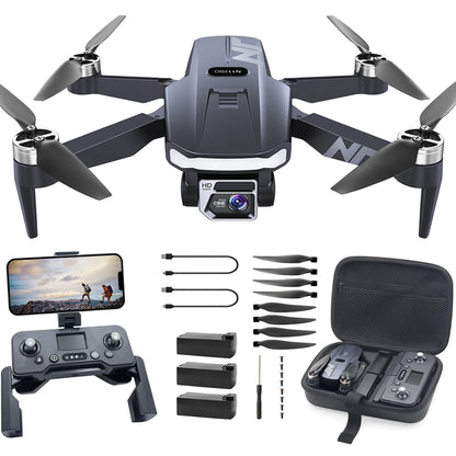 NAFYRE N11 PRO GPS Drone with Camera for Adults 4K UHD, 90min Flight Time, Long Control Range, Auto Return, Follow Me, Brushless Motor, 5G FPV RC Quadcopter for Beginners