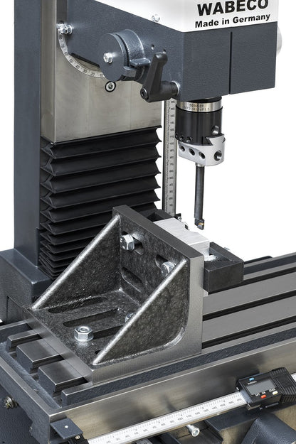 WABECO Clamping Angle 90° 115x90x75 mm with 2 reinforcement ribs.