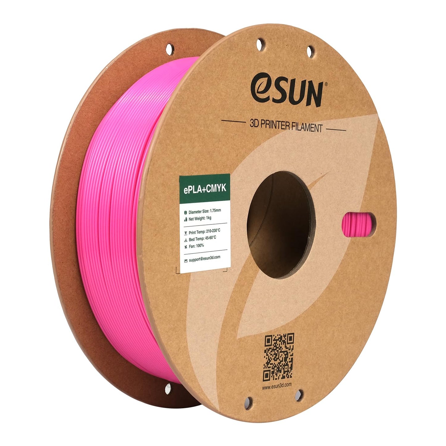 eSUN PLA+ Filament 1.75mm, Lithophane 3D Printer Filament PLA Plus, Accuracy +/- 0.03mm, 1KG Spool (2.2 LBS) CMYK Filament for FDM 3D Printers, Peach