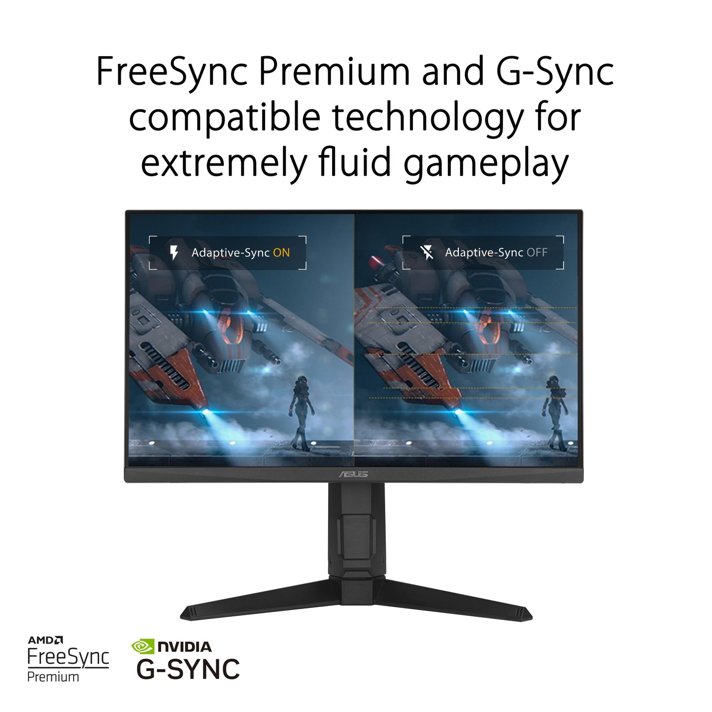 ASUS TUF Gaming VG249QL3A - 24-inch Full HD monitor - 180 Hz, 1ms GtG, G-Sync, FreeSync, AdaptiveSync, ELMB, GameFast Input - Fast-IPS panel, 16:9, 1920x1080, DP, HDMI, ergonomic, speaker