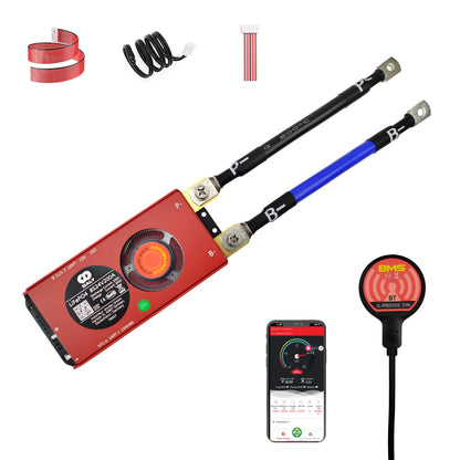 @tec DALY Smart BMS with App for 3.2V LiFePO4 batteries 4S 8S 16S - Battery Management System 12V 24V 48V (8S 24V 200A BT)