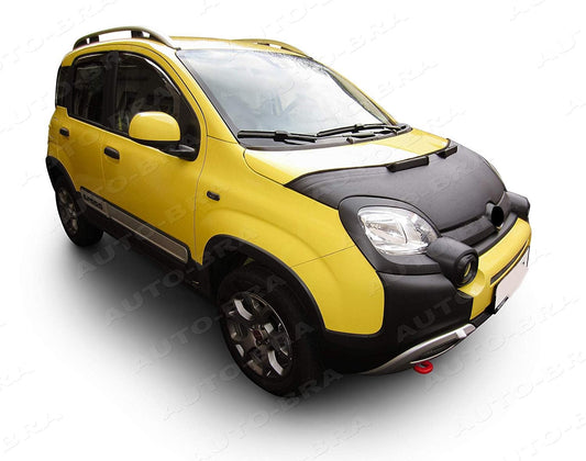 AB3-00467 Car Bra compatible with Fiat Panda built from 2011 onwards. Hood shield for protection against stone chips. Tuning Bonnet Bra.