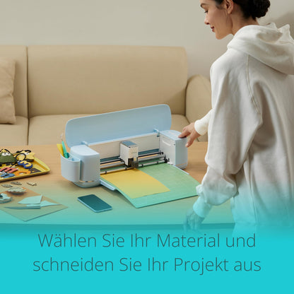 LOKLiK iCraft Plotter Machine - Cutting machine for personalizing textiles, mugs, bags, stickers, and decorations. Compatible with flex film, paper, leather, cardboard, and more. (White)