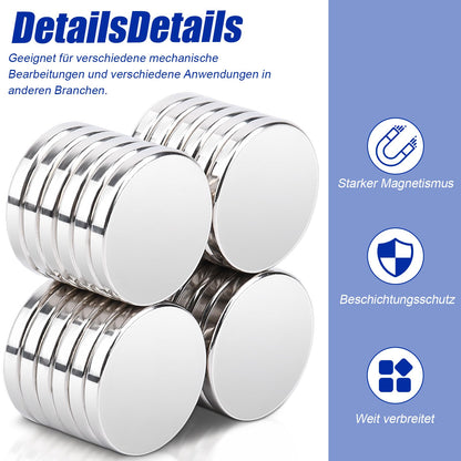 25 strong magnets, 20x3MM strong magnets for magnetic board, neodymium magnets extra strong, small round magnets strong neodymium magnet displate magnets for whiteboard kitchen, crafting, office.