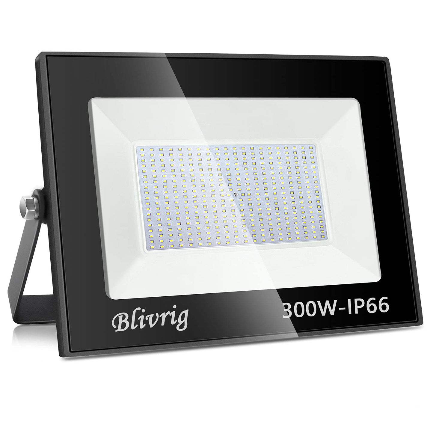 Blivrig 300W LED Floodlight Outdoor Warm White, Outdoor Floodlight, Super Bright 30000LM Floodlight, Outdoor Spotlight IP66 Waterproof, 3000K Outdoor Spotlight, Warm Floodlight, for Garden, Garage (Warm White, 300W)