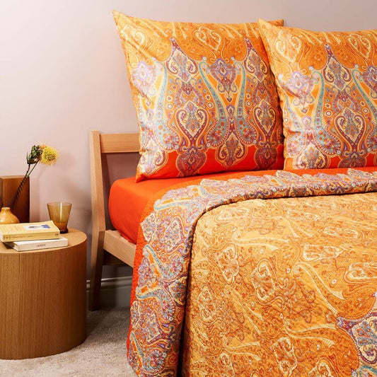 Bassetti Ragusa pillow case for Granfoulard made of 100% cotton in the color Gold Y1, dimensions: 40x40 cm - 9322077