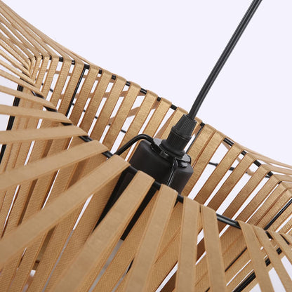 Vertigo Lamp 120cm Black, hanging lamp pendant light chandelier living room suspension lamp chandelier modern vintage lustre fiberglass+black pu creative hat lamp retro living room lamp, Noir, 120cm